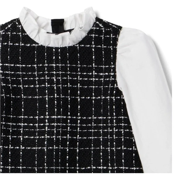 Janie and Jack THE DOWNTOWN TWEED DRESS NWT Kids